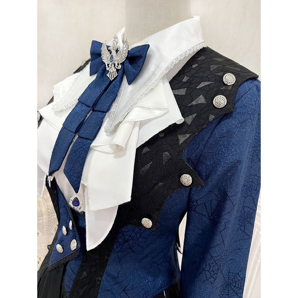 Regal Blue and White Prince Ensemble