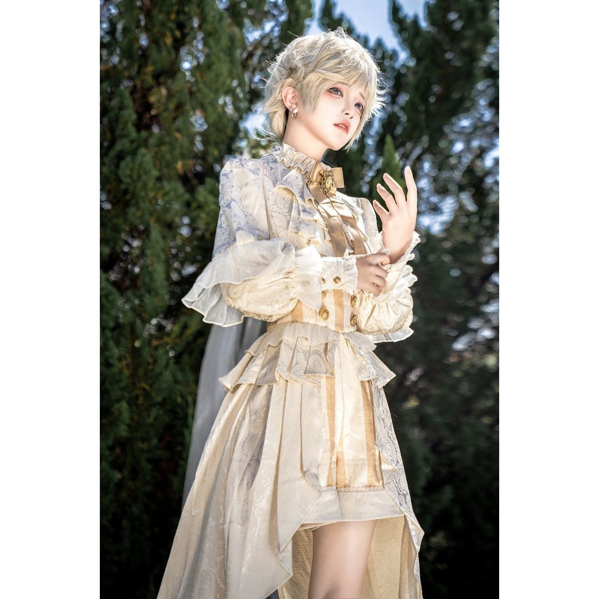 Prince Overalls Shorts Set