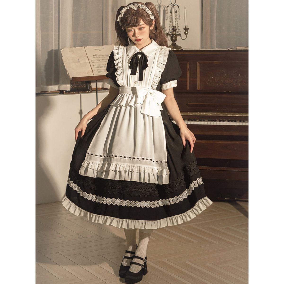 Victorian-Style Long Maid Outfit