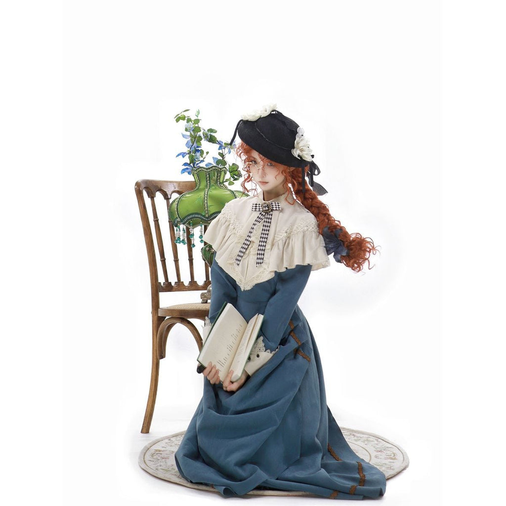 Elegant Sapphire Blue Dress