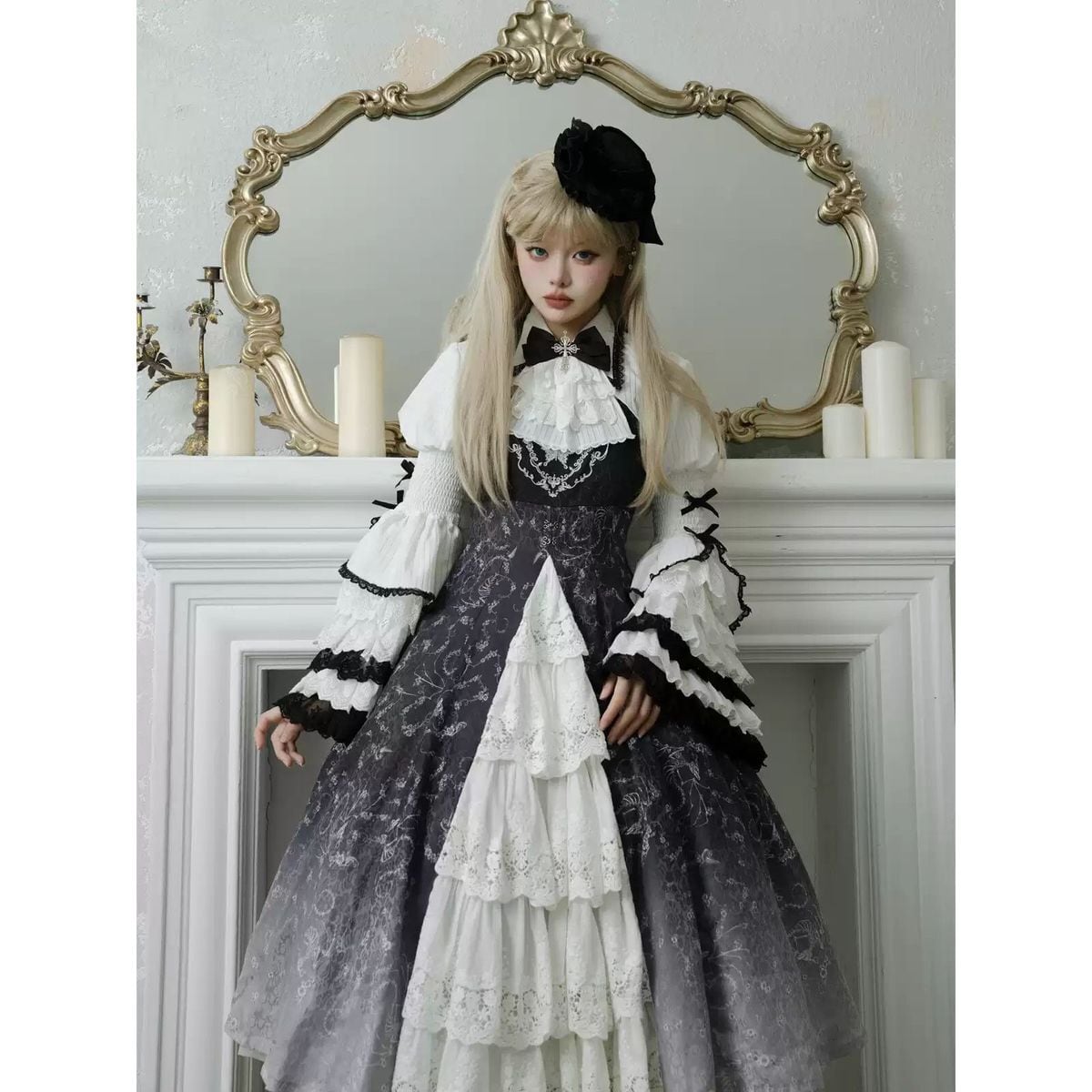 Gothic Gradient Princess Sleeve Ensemble