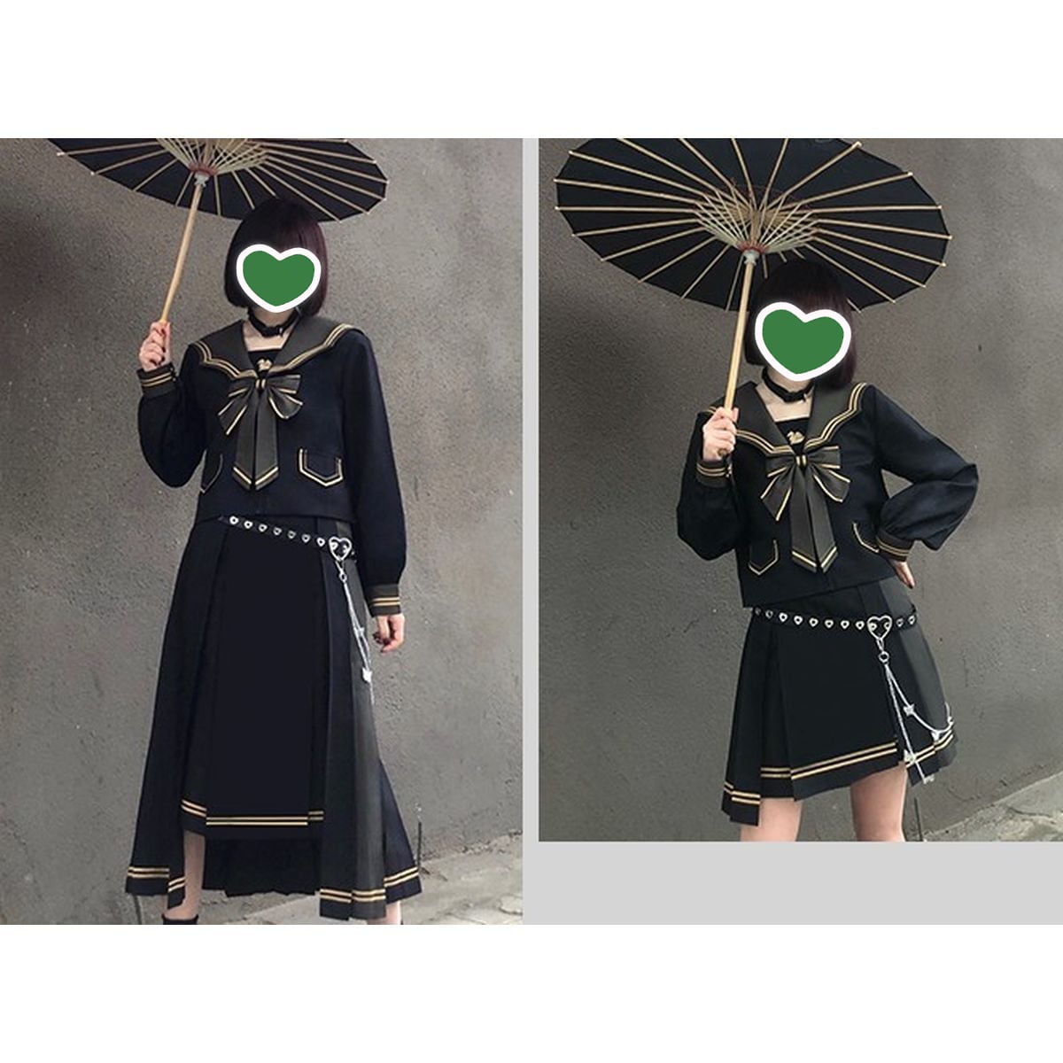 Double-Layered Sailor School Outfit