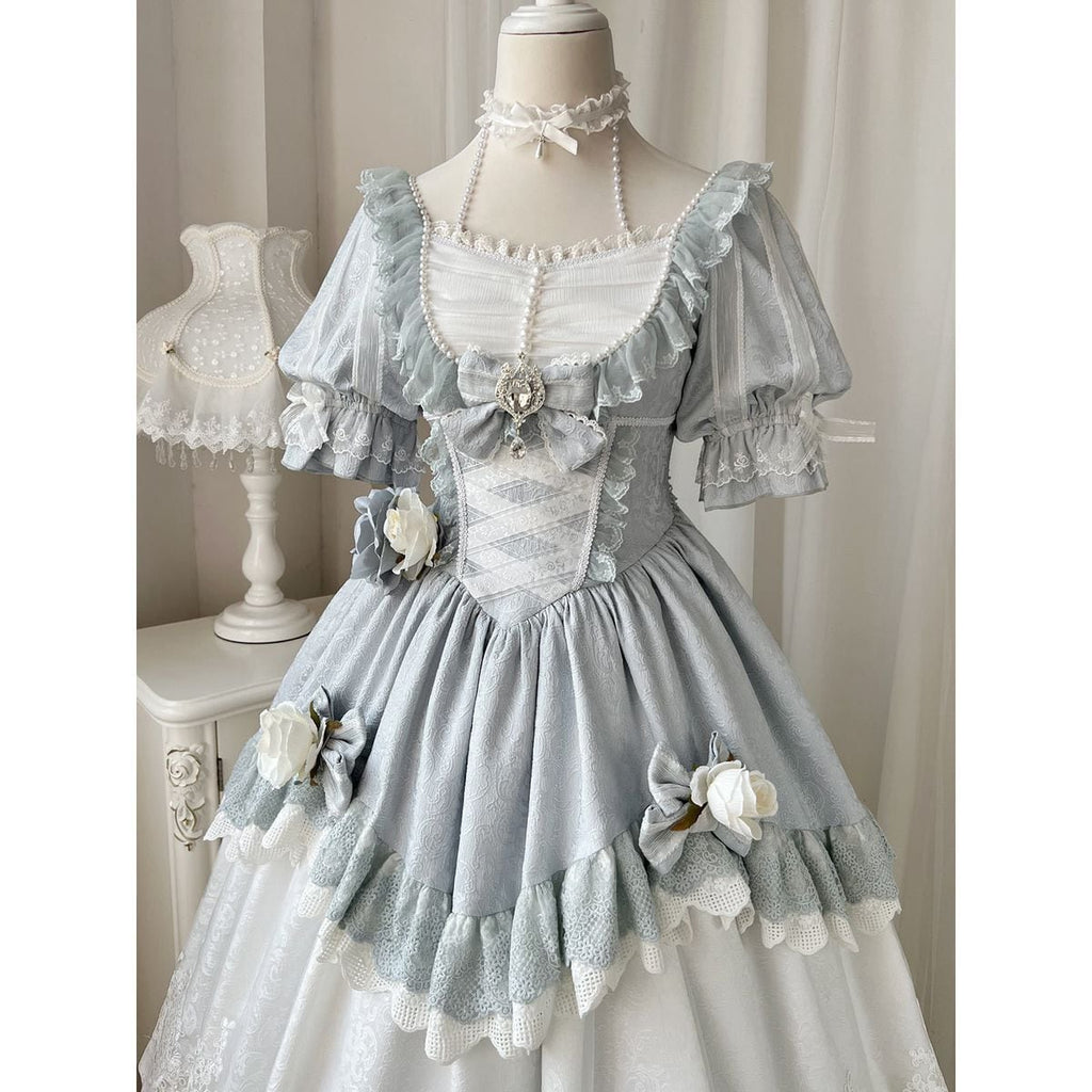 Graceful Short Sleeve Lolita Dress