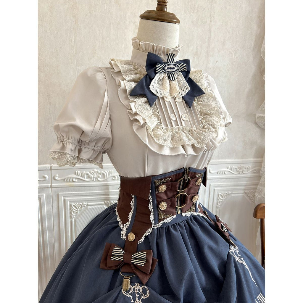 Victorian-Inspired Corset Ensemble