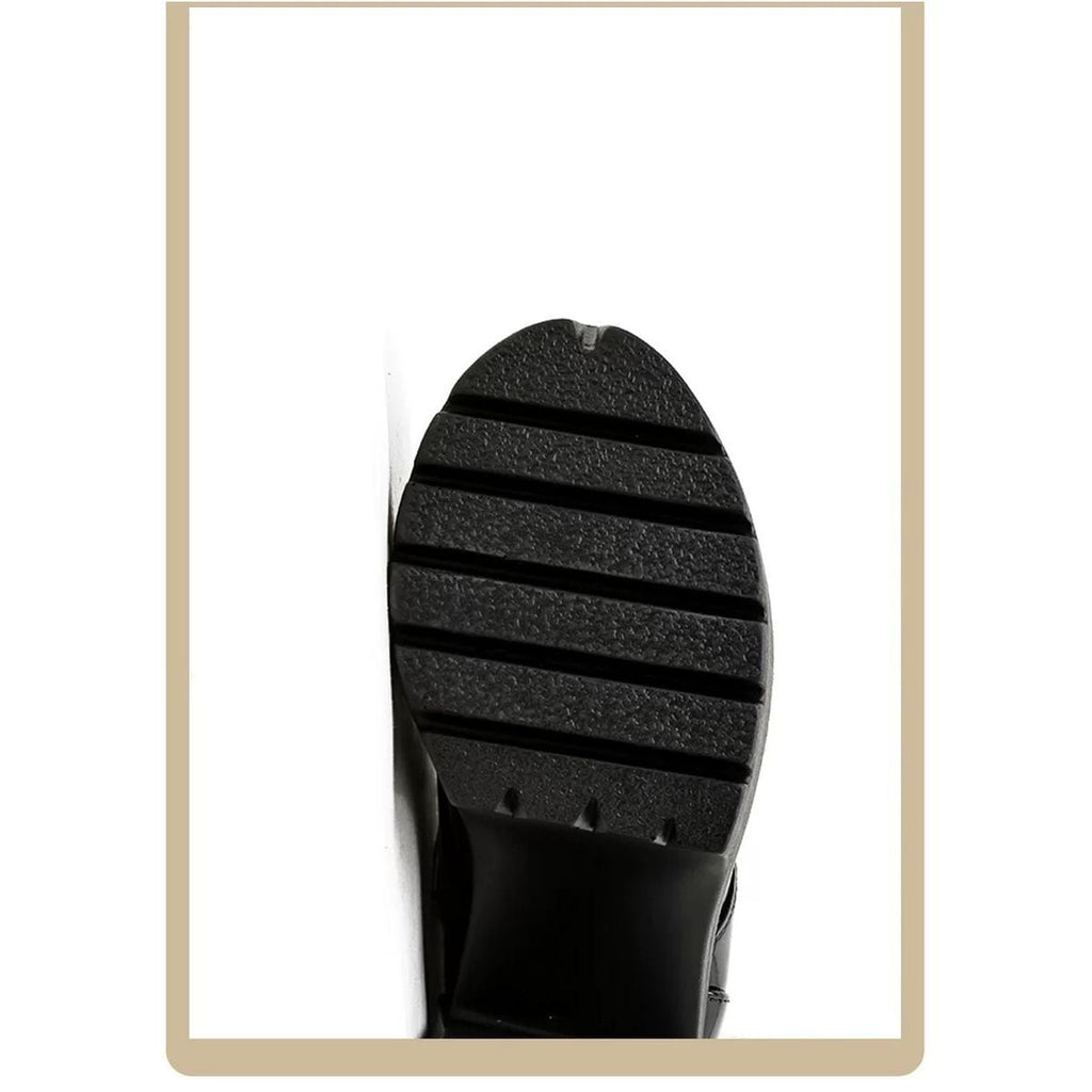 Short Boots with Chain Detail