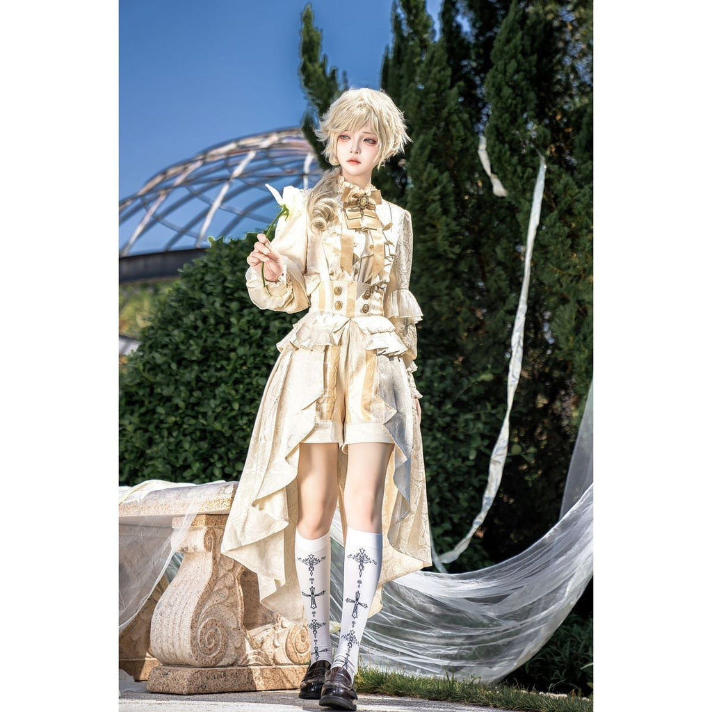 Prince Overalls Shorts Set