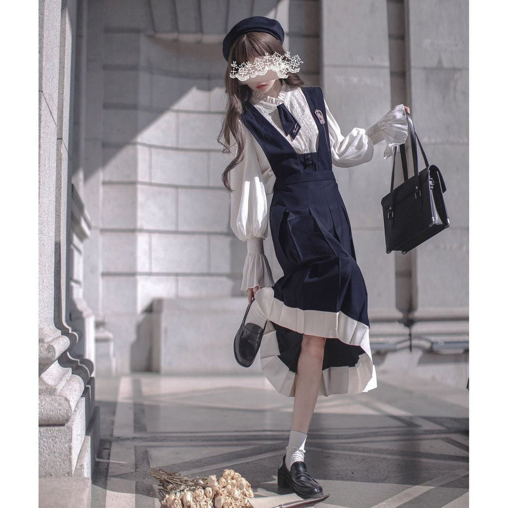 Chic Elegant Jumper Dress for School