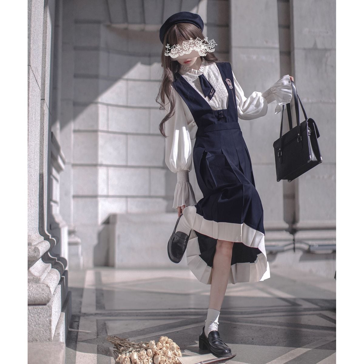 Chic Elegant Jumper Dress for School