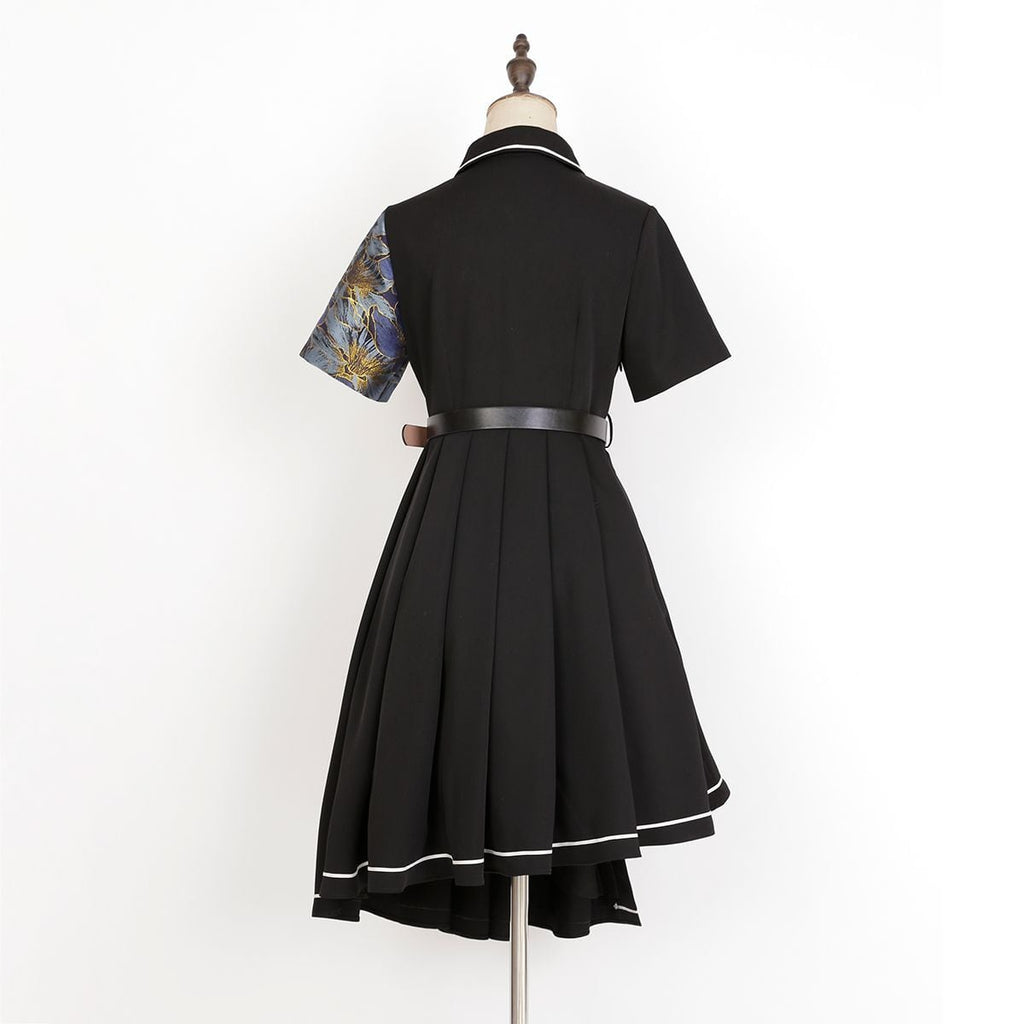 Stylish Asymmetrical Oriental Dress