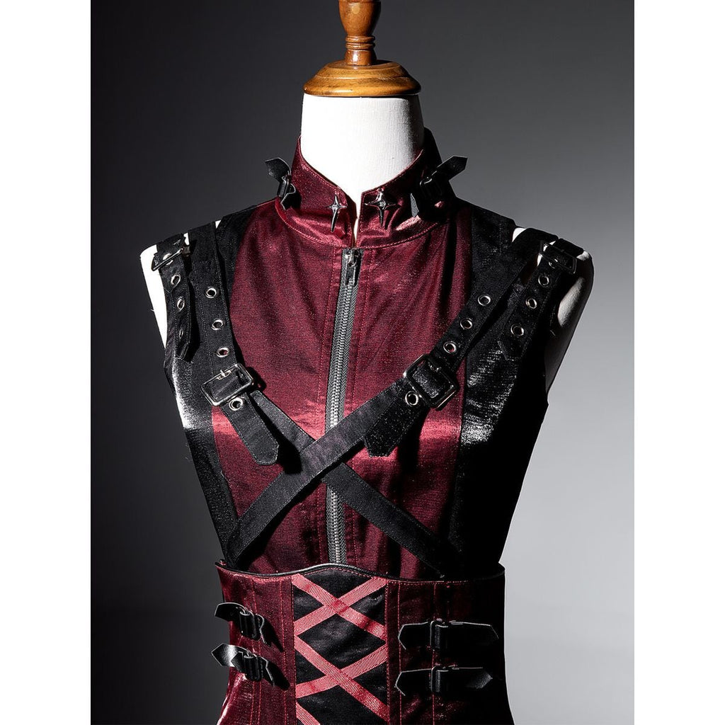 Gothic Punk Rock Red & Black Set