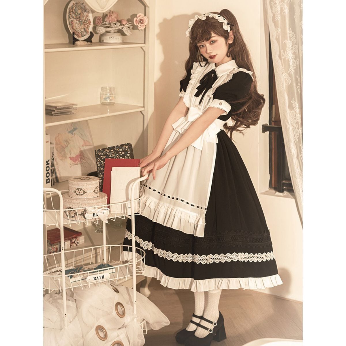 Victorian-Style Long Maid Outfit