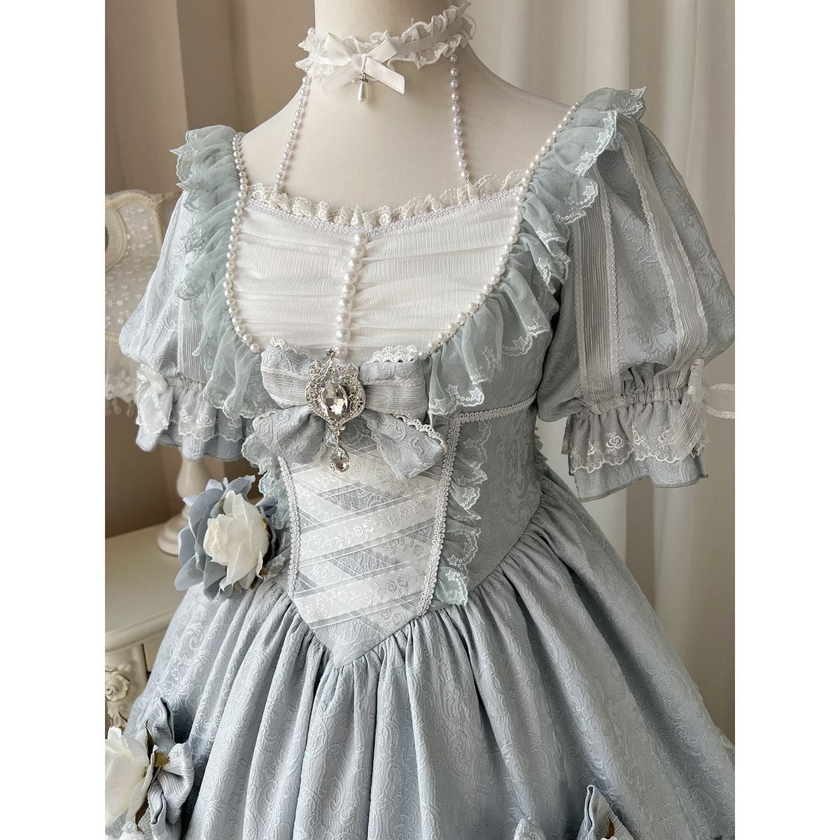 Graceful Short Sleeve Lolita Dress
