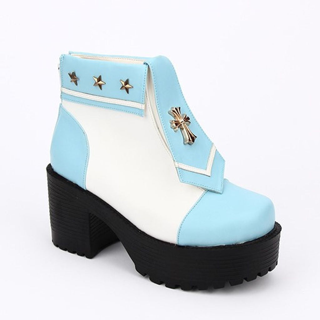 Military Style Lolita Ankle Boots