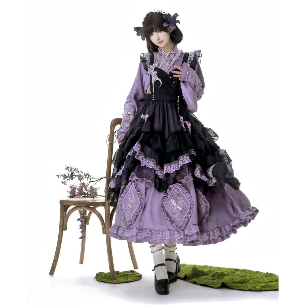 Lavender & Noir Frill Ensemble