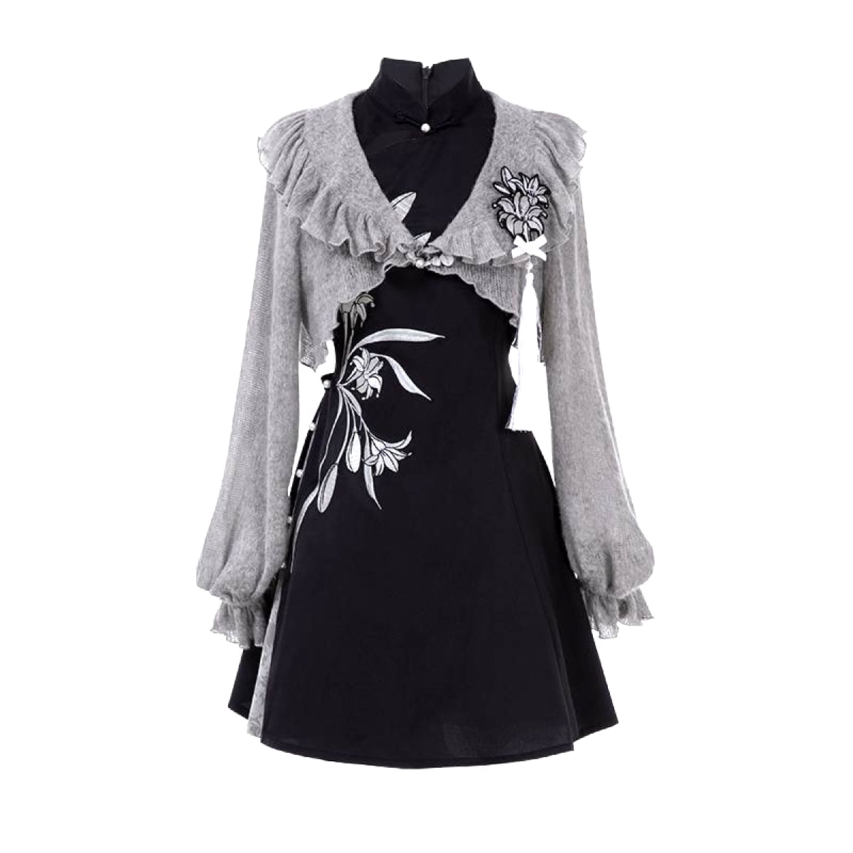 Graceful China-Style Dress Set