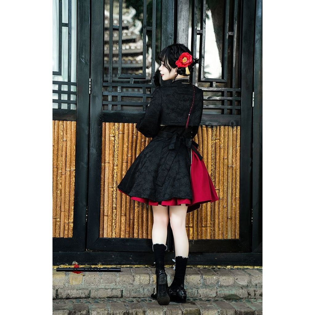 Stylish Asymmetrical Chinese Lolita Attire