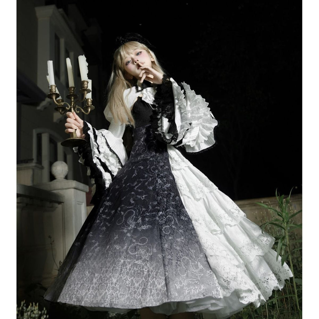 Gothic Gradient Princess Sleeve Ensemble