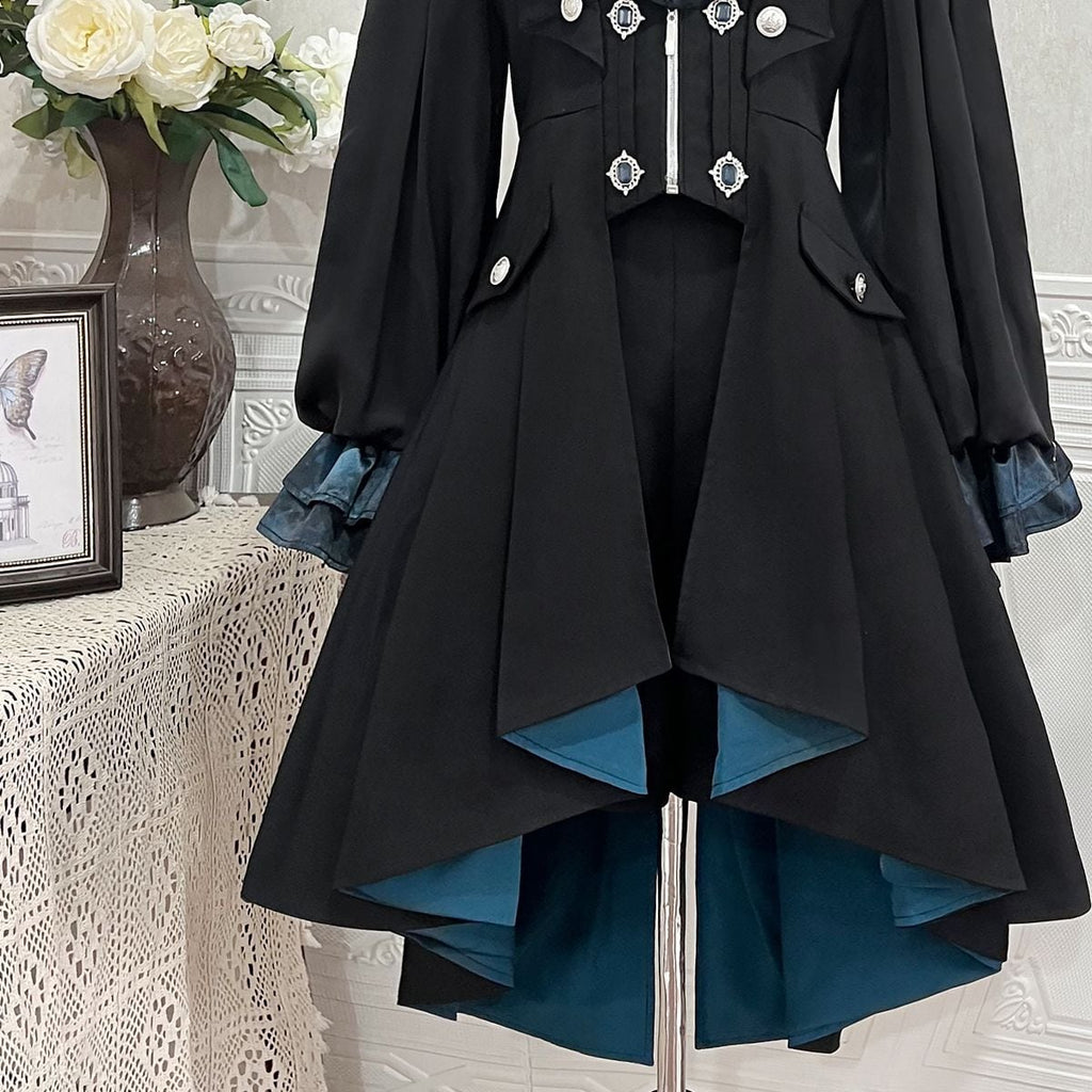 Noble Black and Blue Prince Attire