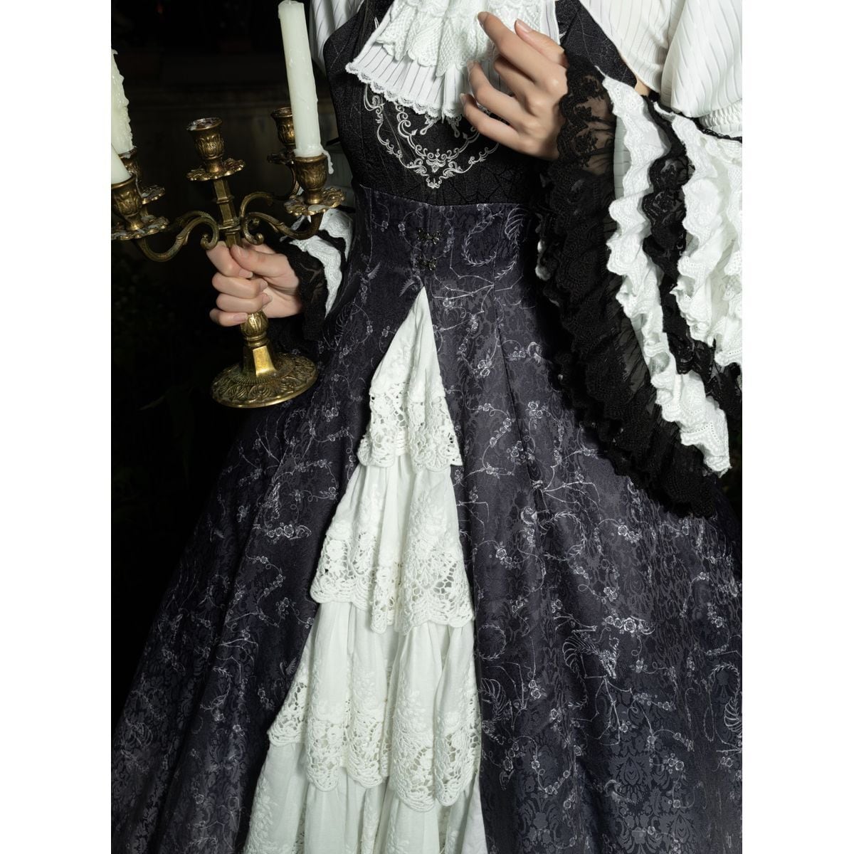 Gothic Gradient Princess Sleeve Ensemble