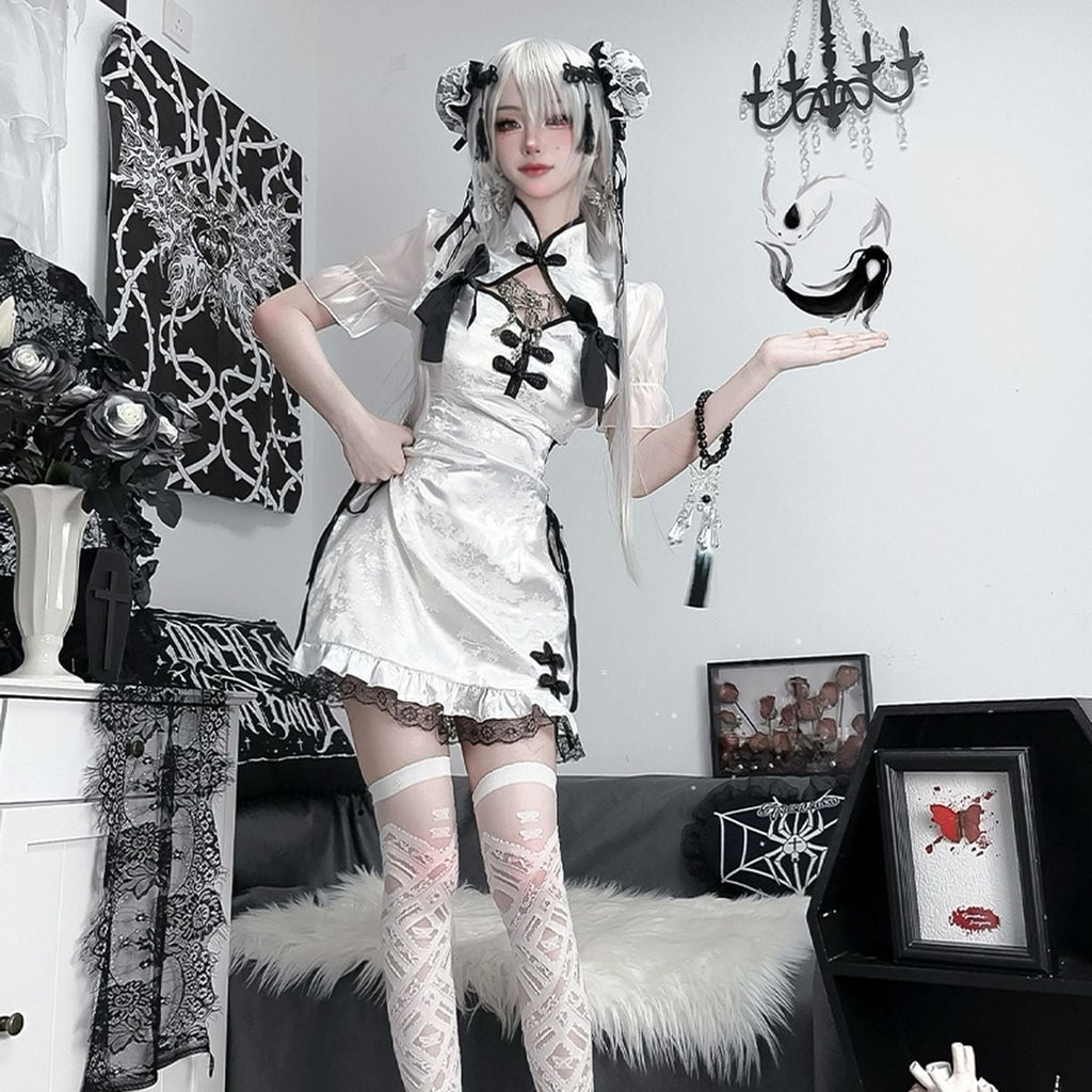 Cute Mini Chinese Style Dress