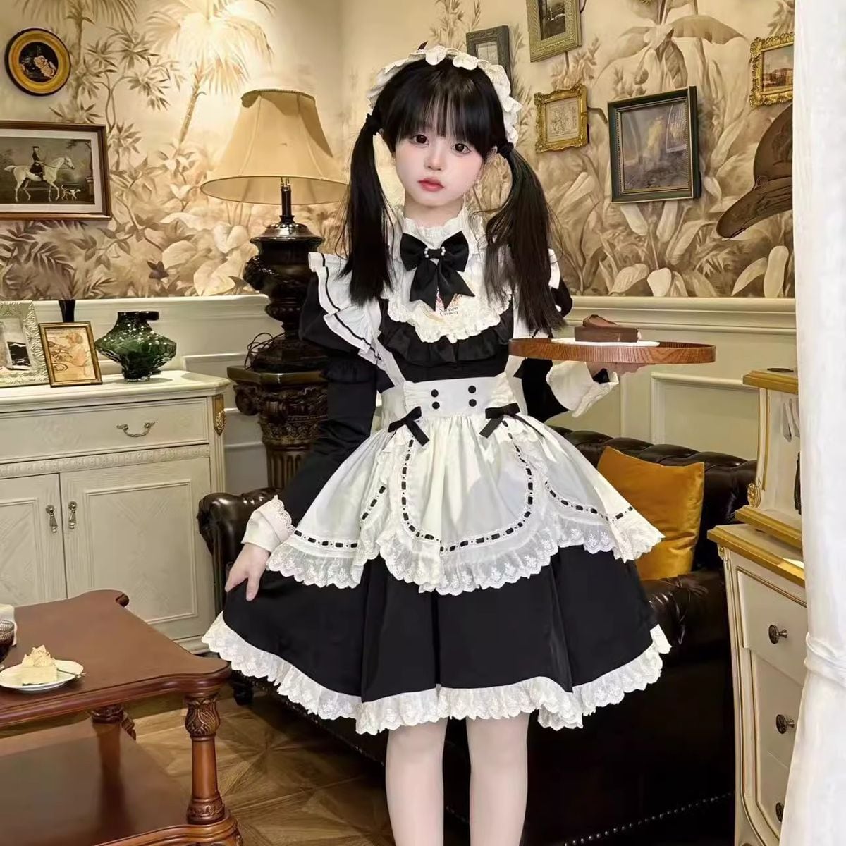 Frilled Victorian Cloud Maid Dress