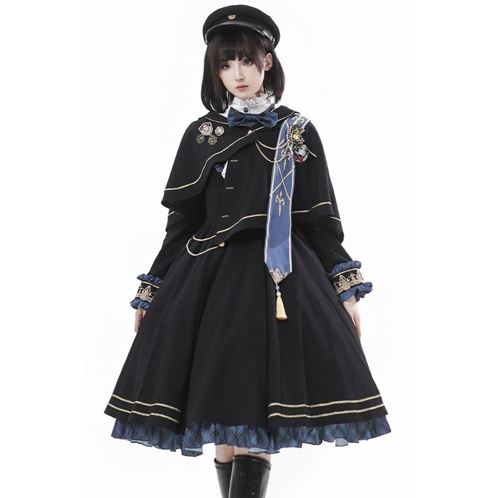 Classical Academy Cape Dress Set