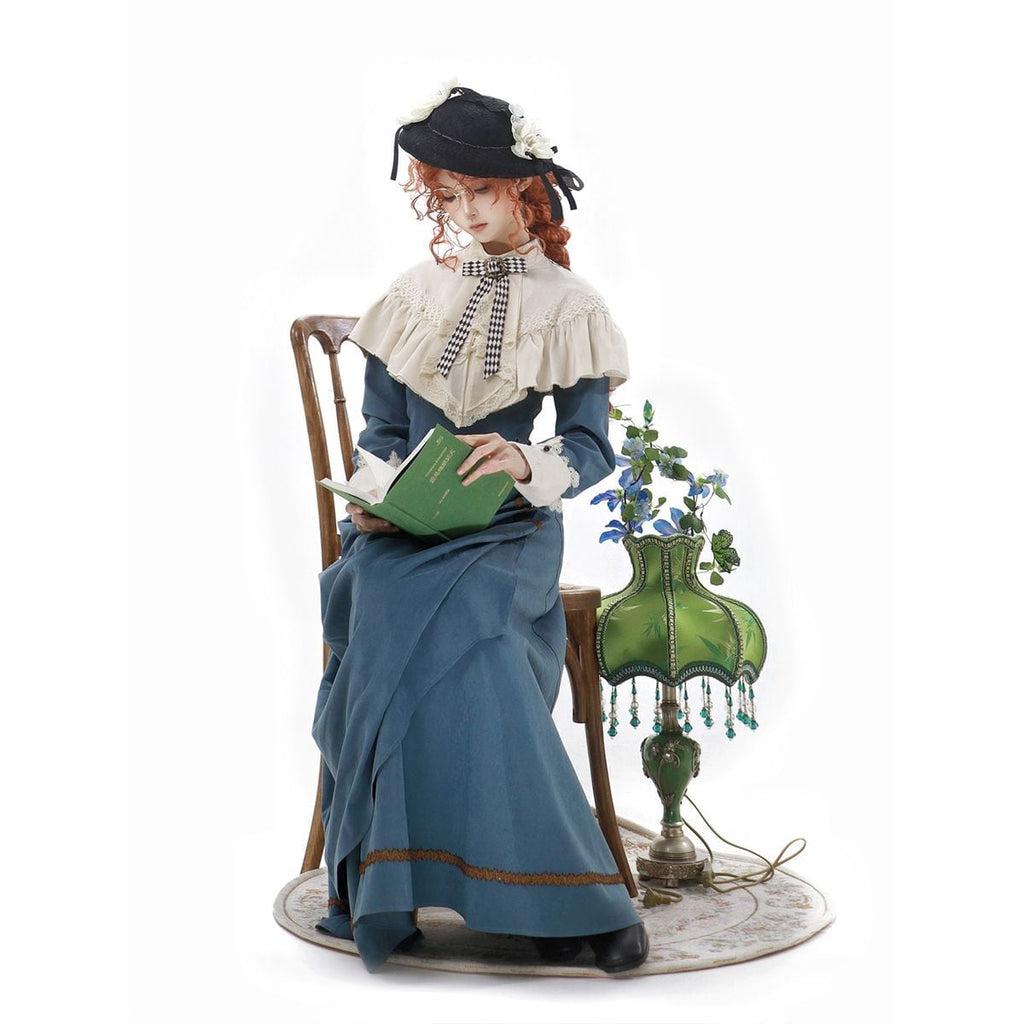 Elegant Sapphire Blue Dress