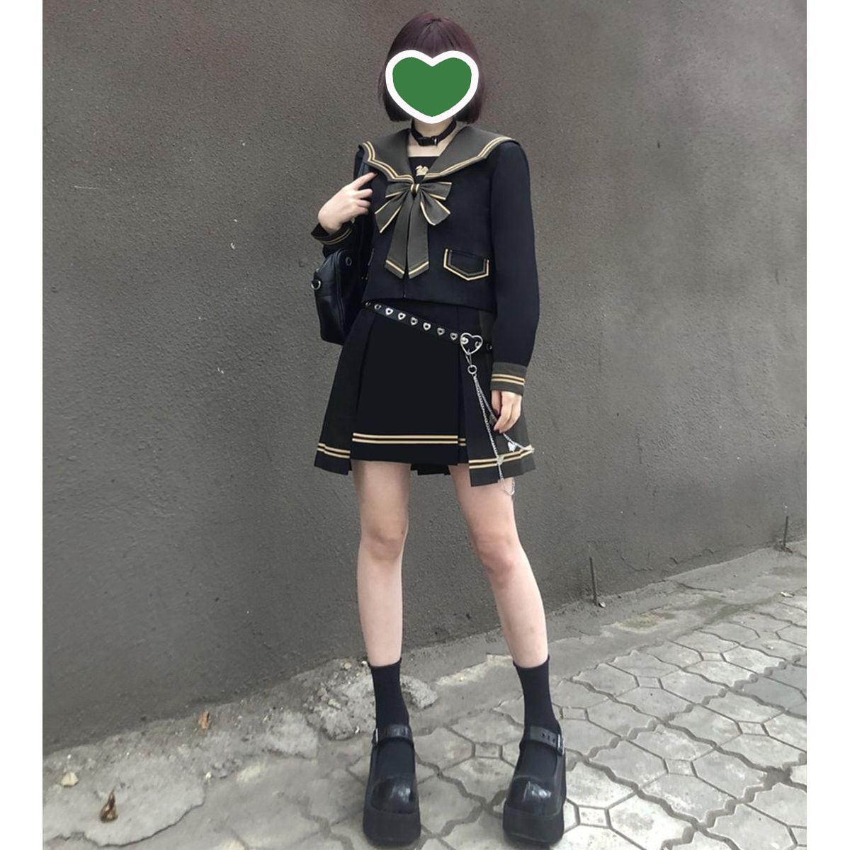 Double-Layered Sailor School Outfit