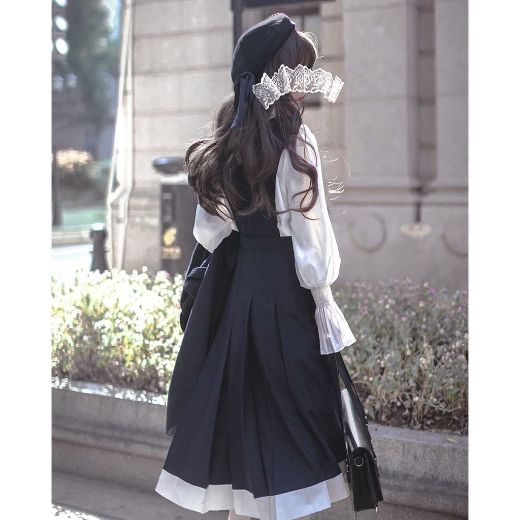 Chic Elegant Jumper Dress for School