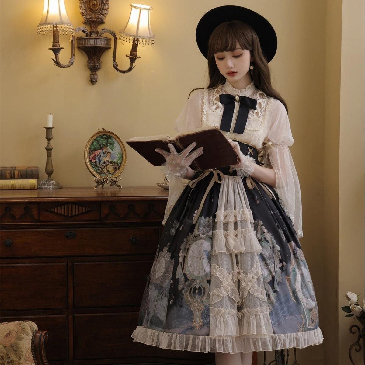 Chic Gothic Cross Lolita Dress