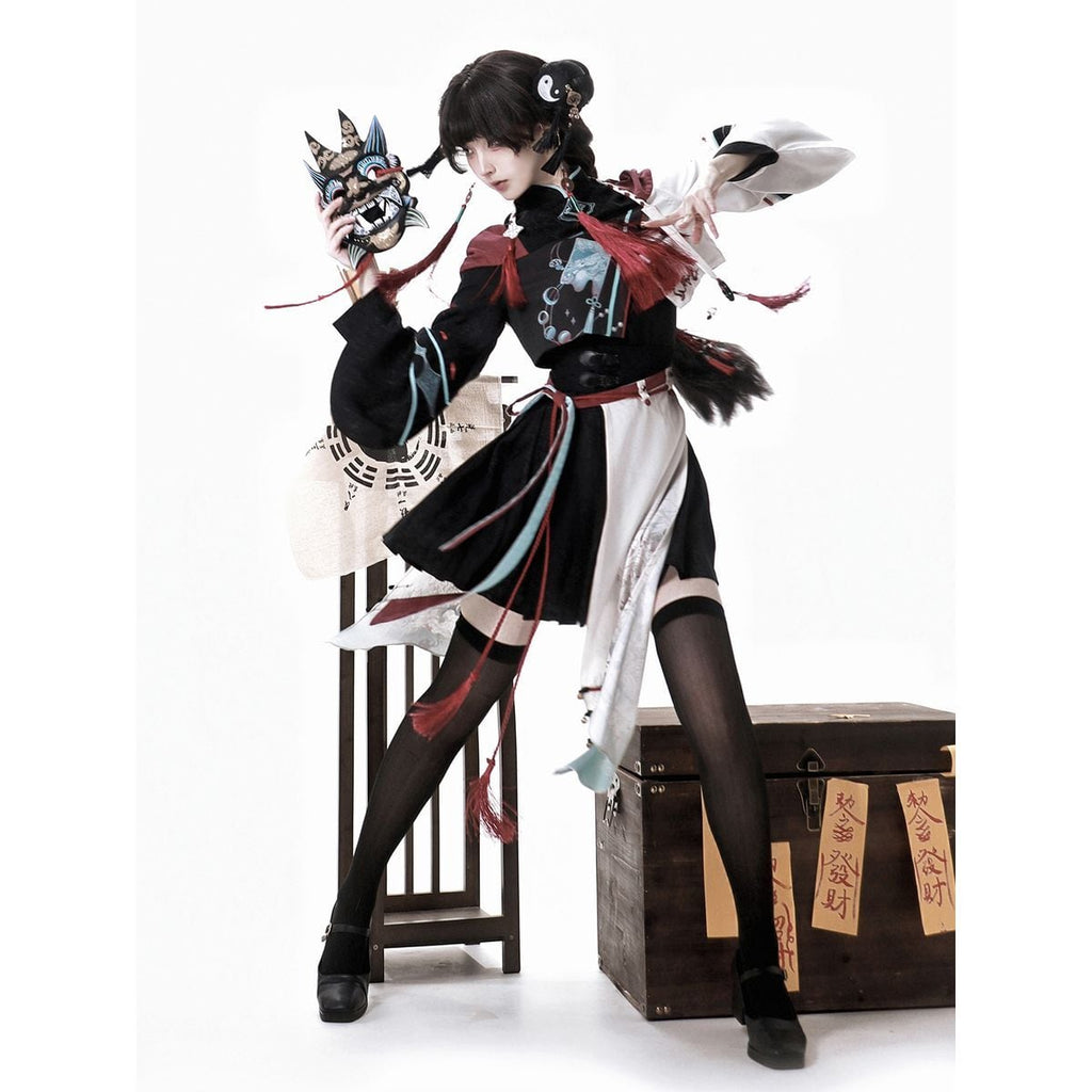 Stylish Asymmetrical Oriental Lolita Set