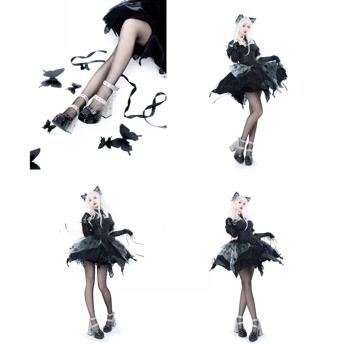 Hexagram Gradient High Heel Shoes