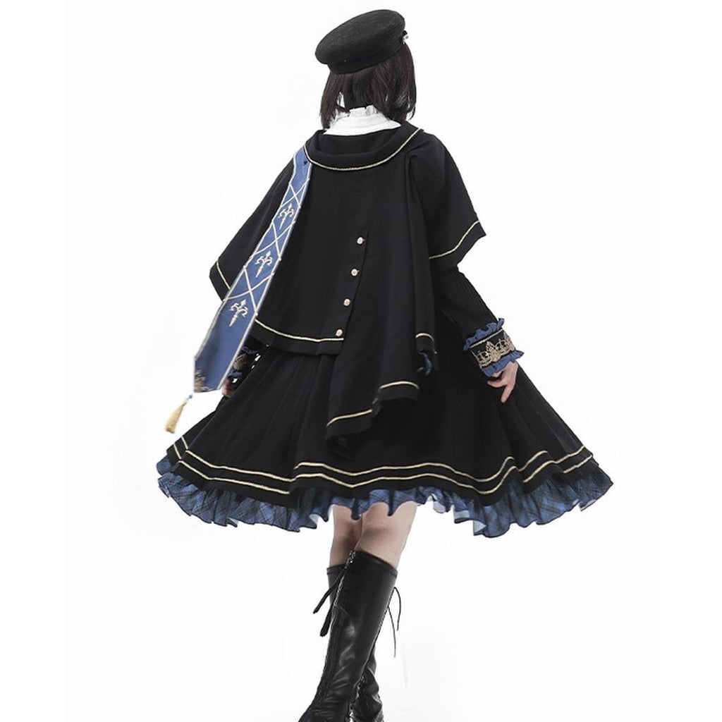 Classical Academy Cape Dress Set