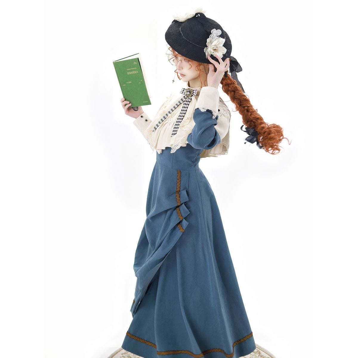 Elegant Sapphire Blue Dress