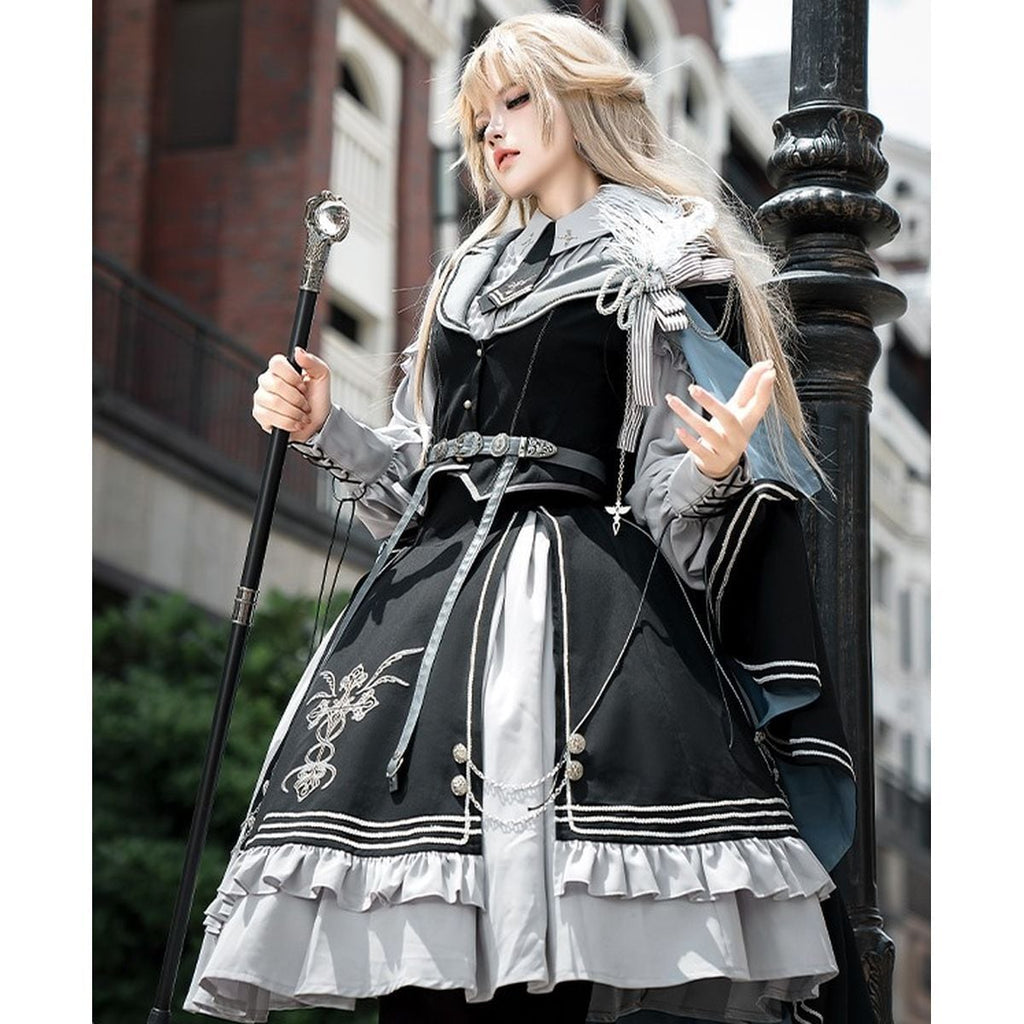 Elegant Military Lolita Ensemble