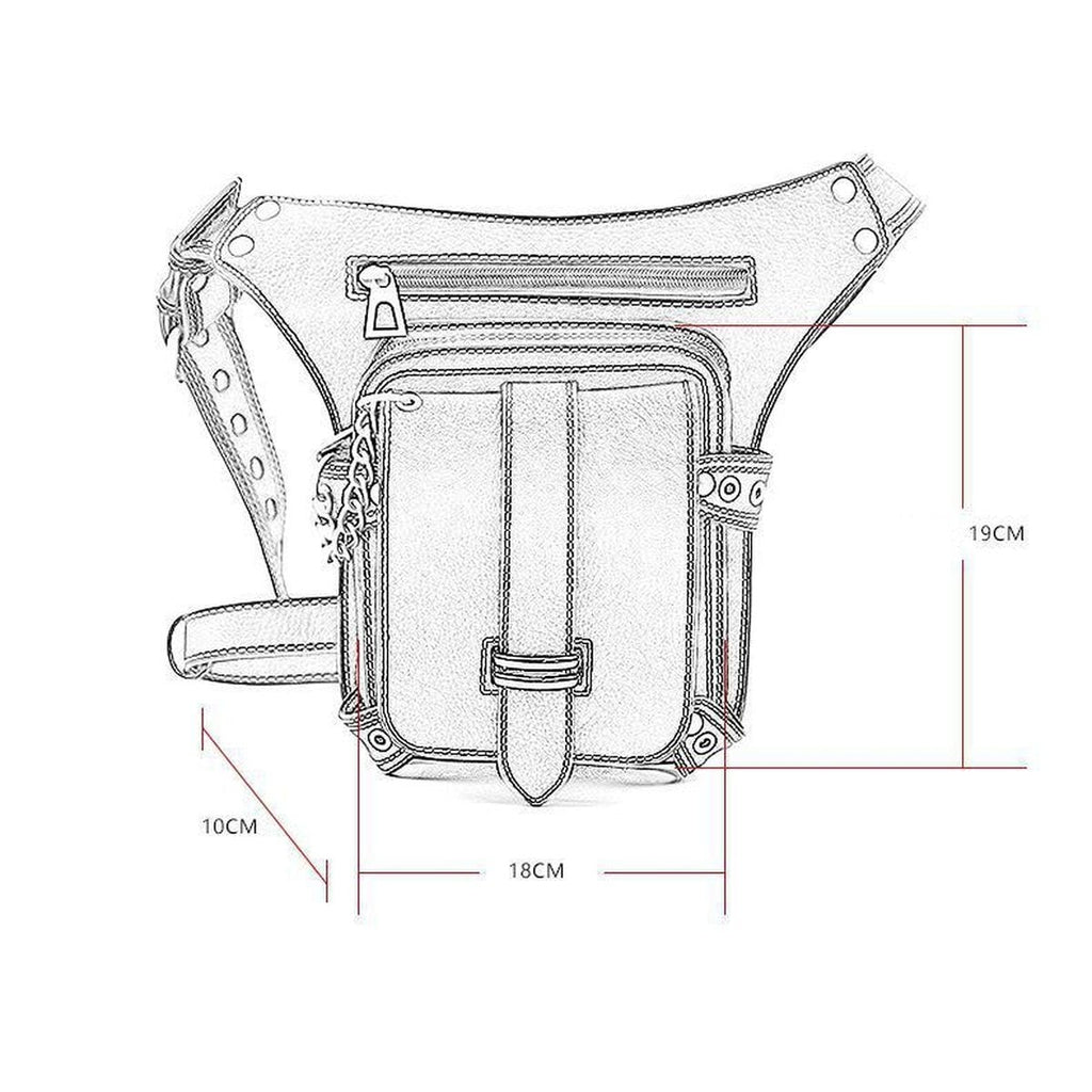 Gothic Black Side Bag