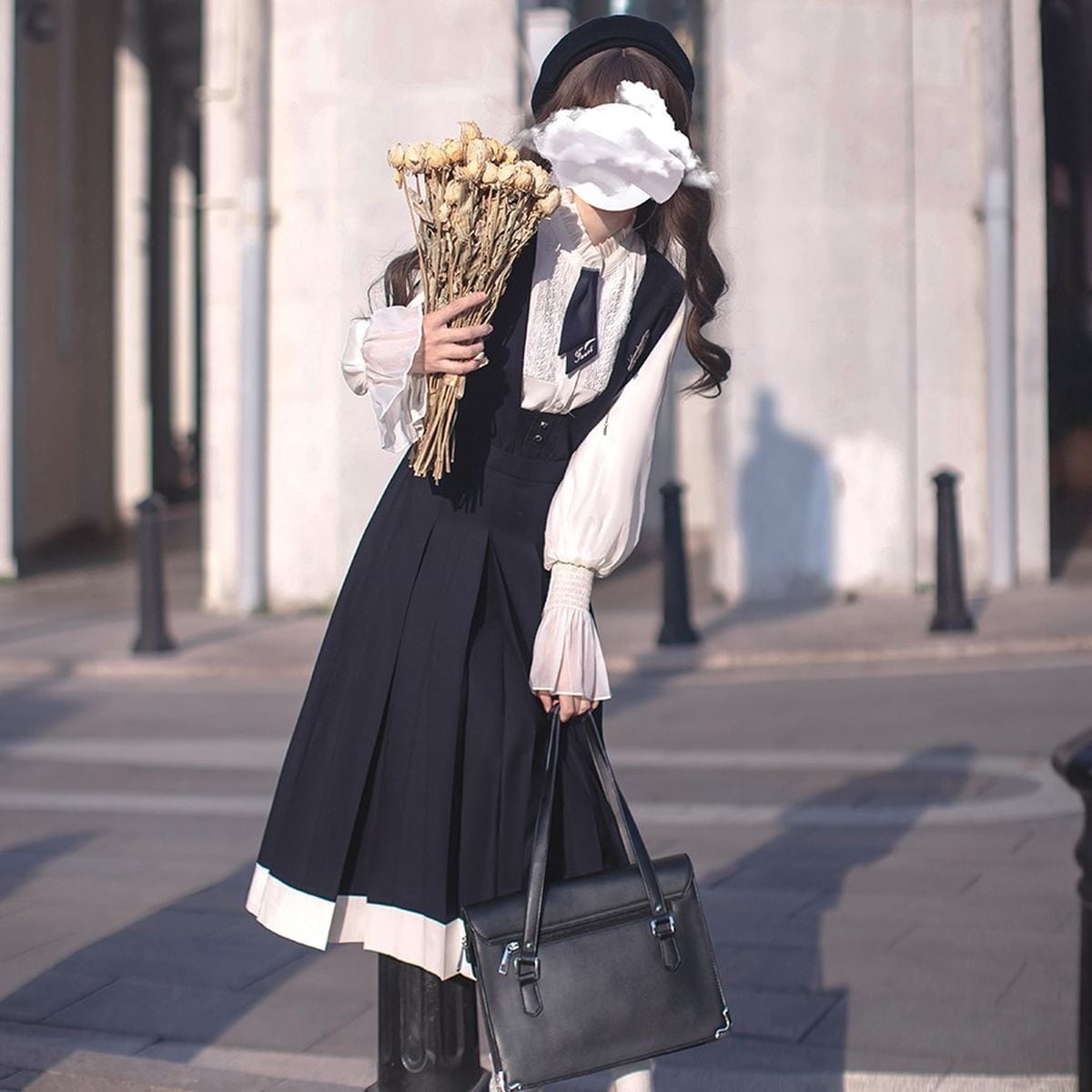 Chic Elegant Jumper Dress for School