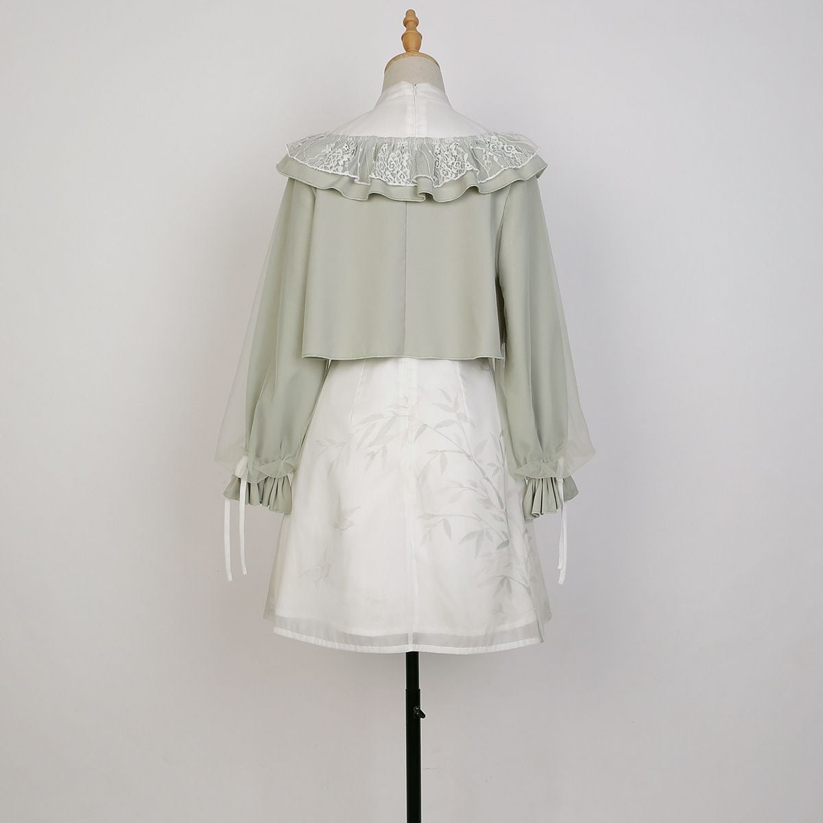 Chinese-Style Frill Dress