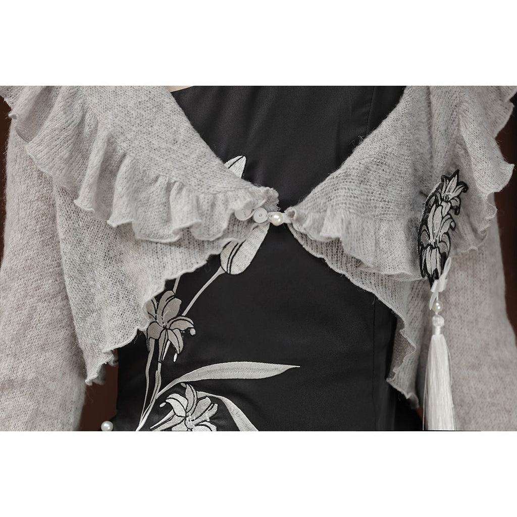 Graceful China-Style Dress Set