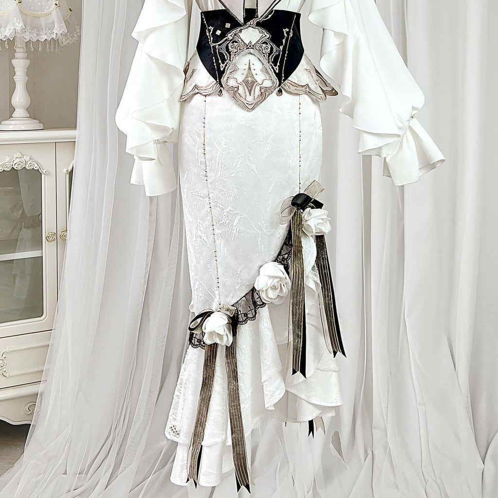 Romantic Floral Frill Set