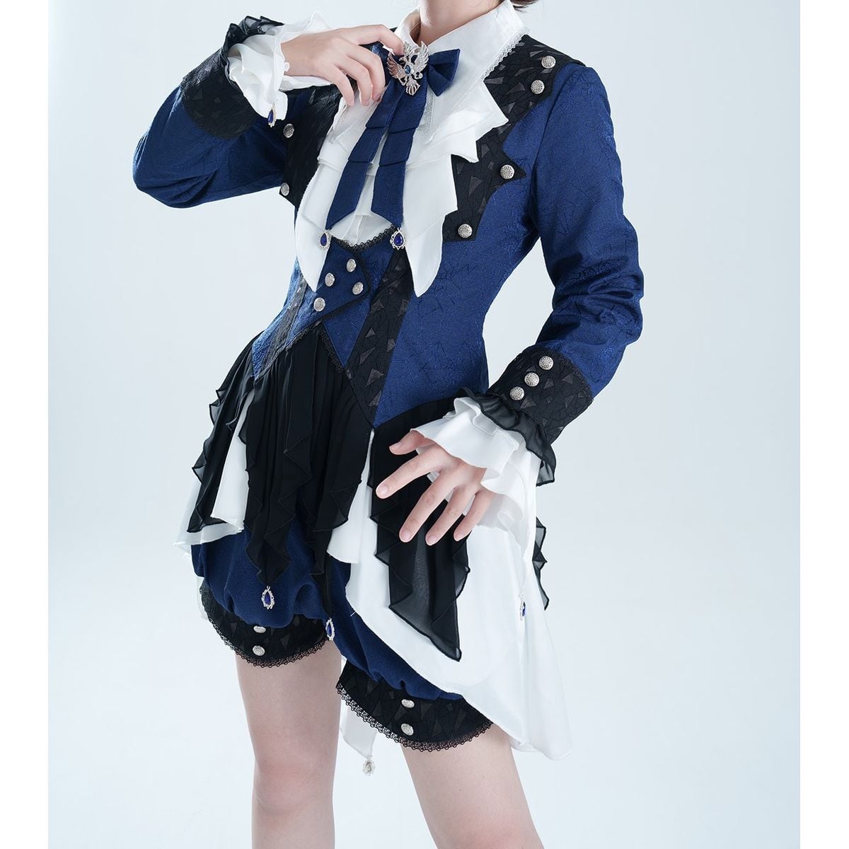 Regal Blue and White Prince Ensemble