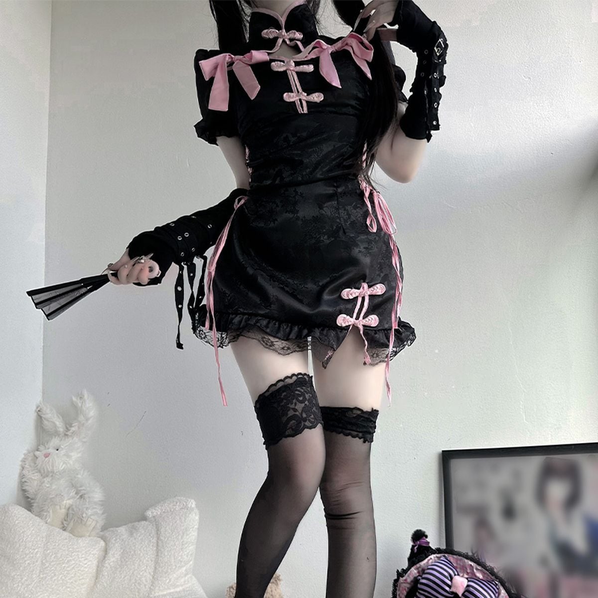 Cute Mini Chinese Style Dress