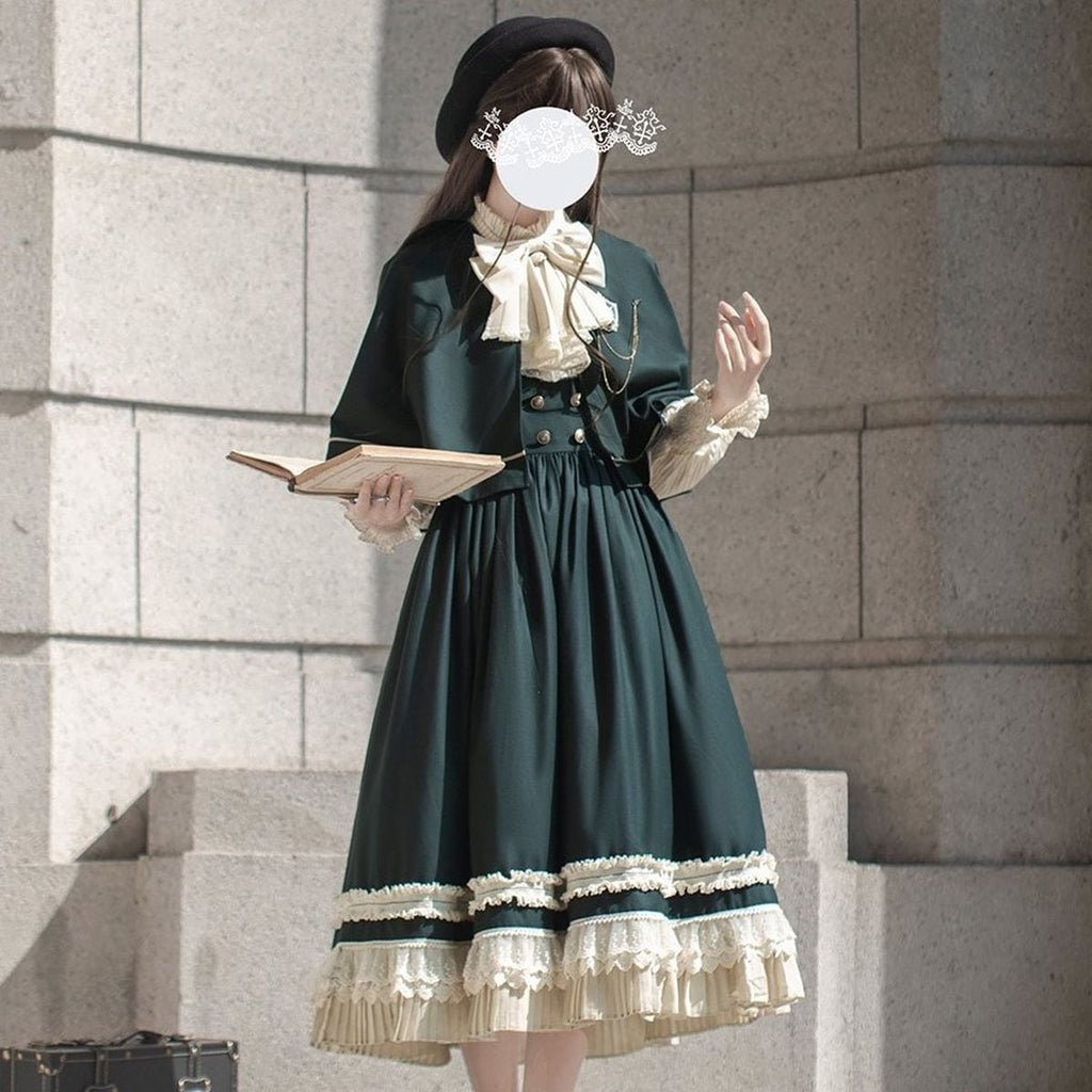 Elegant Magical Academy Cape Set