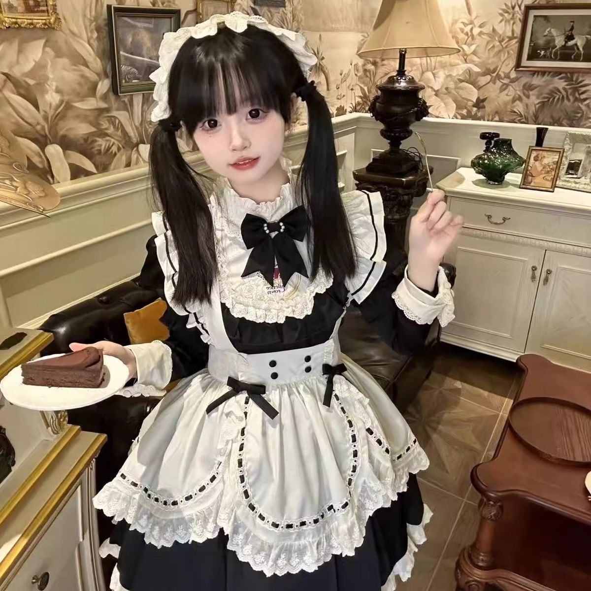 Frilled Victorian Cloud Maid Dress