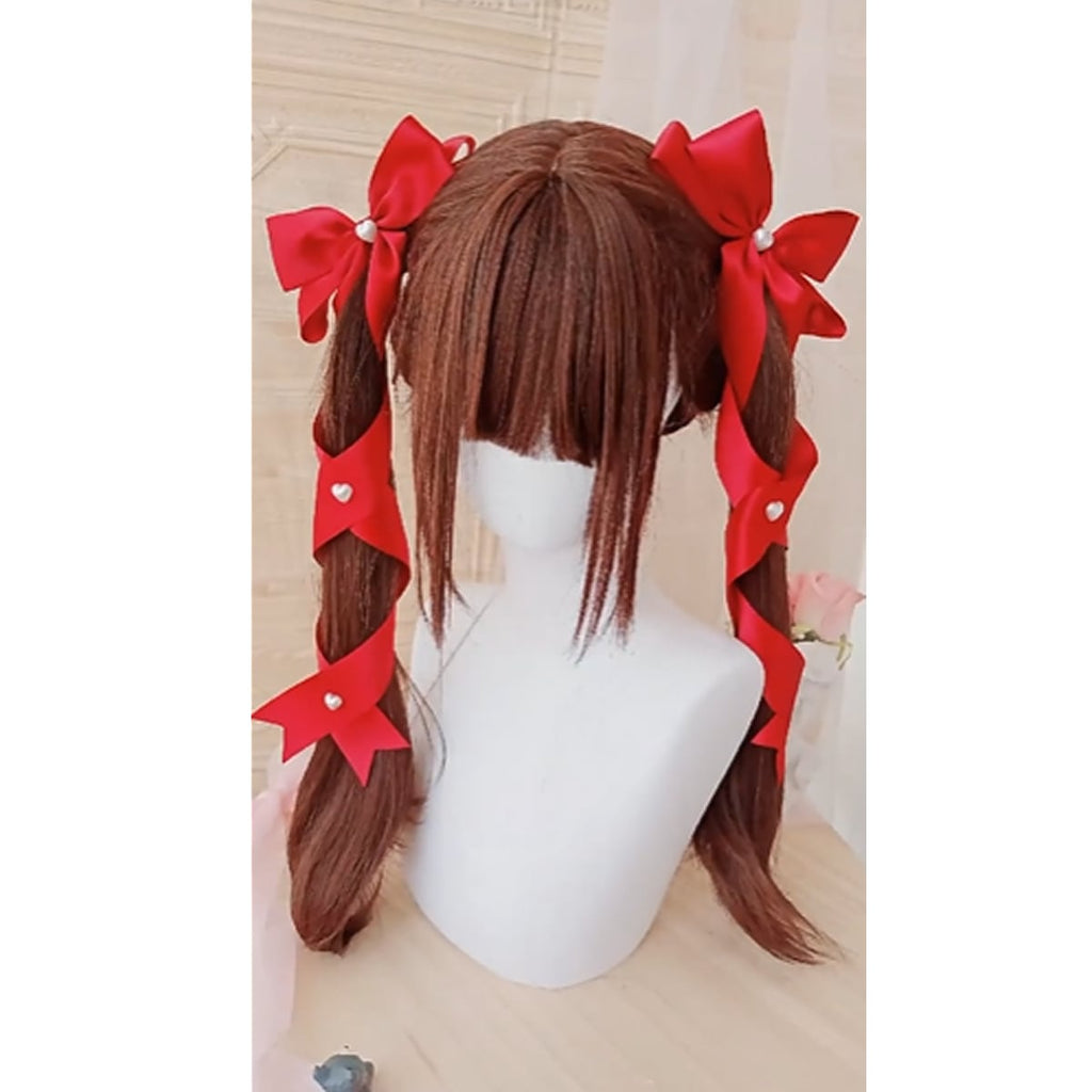 Kawaii Twin Tail Bow Hair Accessory
