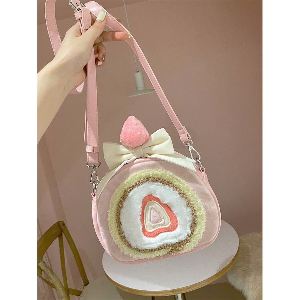 Strawberry Roll Cake Backpack