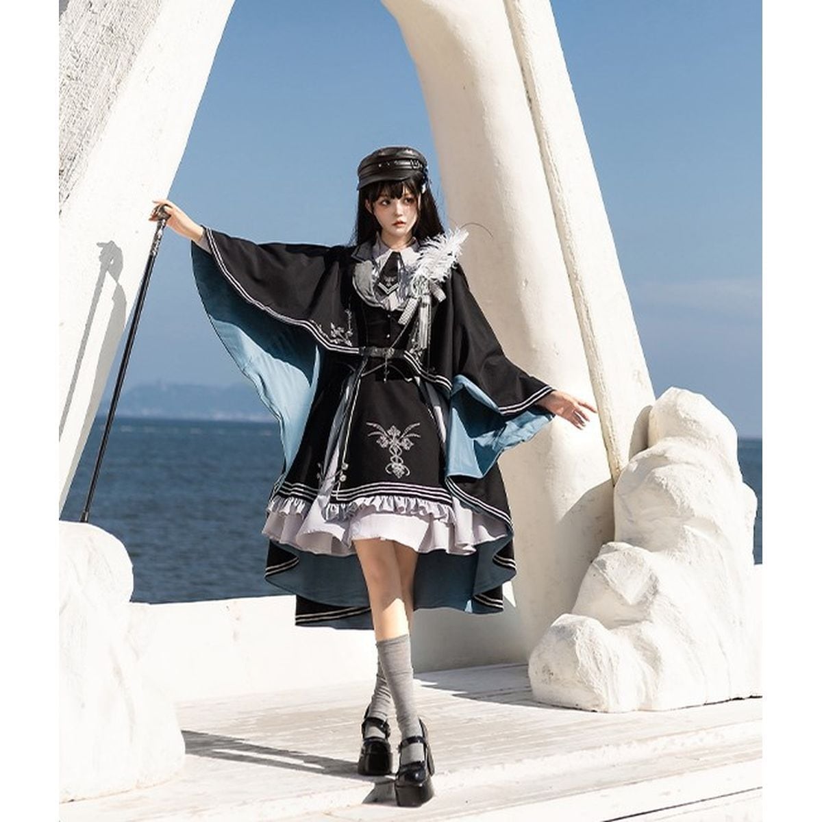 Elegant Military Lolita Ensemble