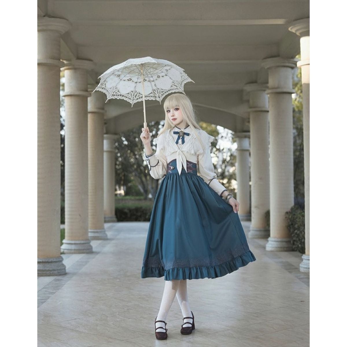 Elegant Long Skirt Set