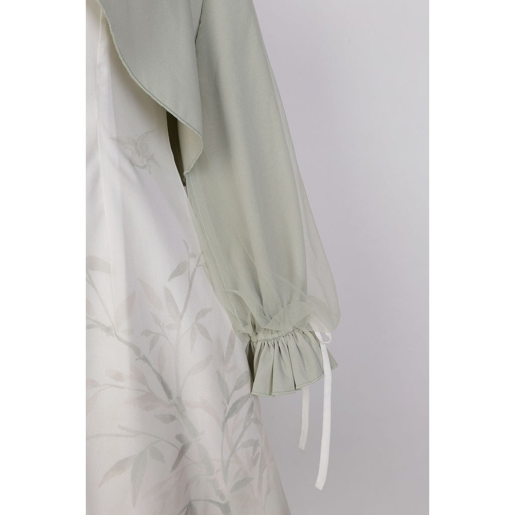 Chinese-Style Frill Dress