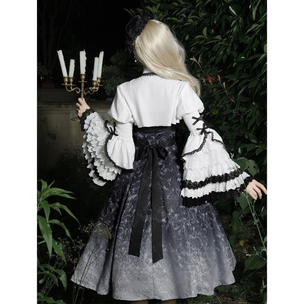 Gothic Gradient Princess Sleeve Ensemble
